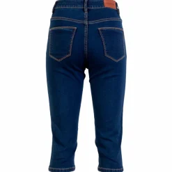 Discount Steenholt Grace Dame Capri - Blue Denim