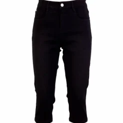 Outlet Steenholt Grace Dame Capri - Black Denim