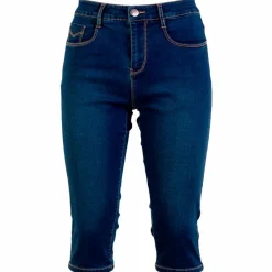Discount Steenholt Grace Dame Capri Plus Size - Blue Denim