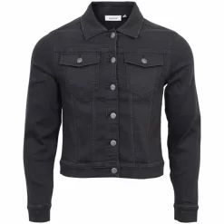 Sale Steenholt Grace Dame Denimjakke - Black Denim