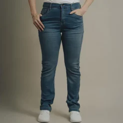 Online Steenholt Grace Dame Jeans m. stretch - M. Light Blue Denim