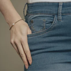 Online Steenholt Grace Dame Jeans m. stretch - M. Light Blue Denim