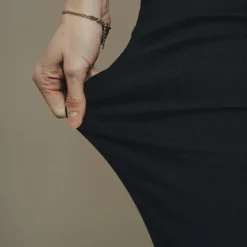 Sale Steenholt Grace Dame Jeans m. stretch Plus Size - Black Denim