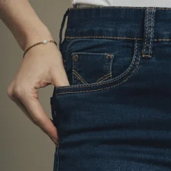 Hot Steenholt Grace Dame Jeans m. stretch - Blue Denim