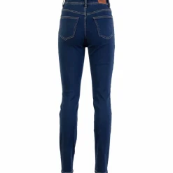 Outlet Steenholt Grace Dame Jeans m. stretch - Blue Denim