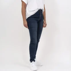 Outlet Steenholt Grace Dame Jeans m. stretch - Blue Denim