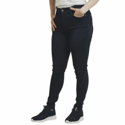 Clearance Steenholt Grace Dame Jeans m. stretch - Black Denim