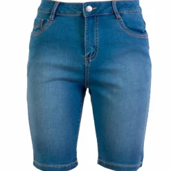 Steenholt Grace Dame Shorts Plus Size - M. Light Blue Denim
