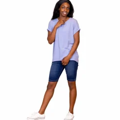 Best Steenholt Grace Dame Shorts - Blue Denim