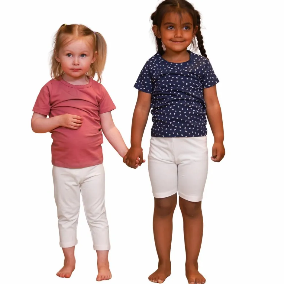 Steenholt Harmony Børne 3/4 leggings - White