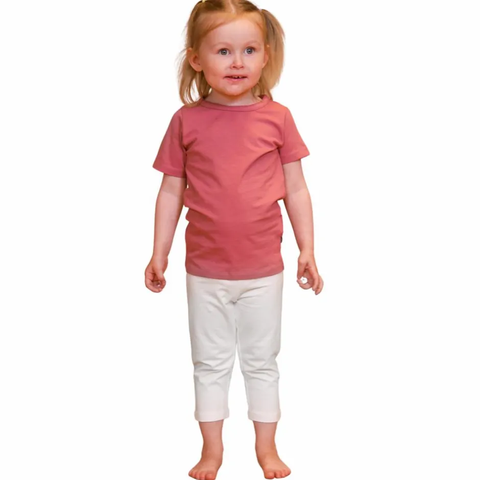 Steenholt Harmony Børne 3/4 leggings - White