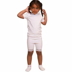 Hot Steenholt Harmony Børne Cykelshorts - White