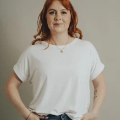 Discount Steenholt Joan Dame T-shirt - Bright White