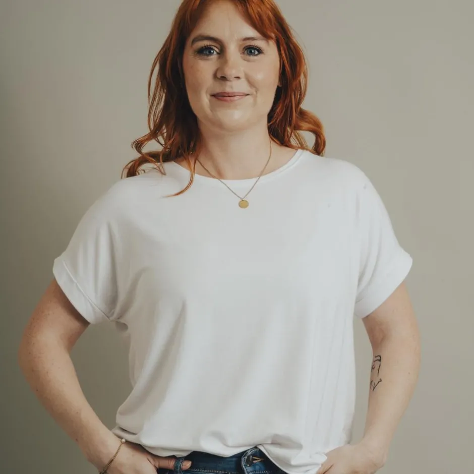 Discount Steenholt Joan Dame T-shirt - Bright White