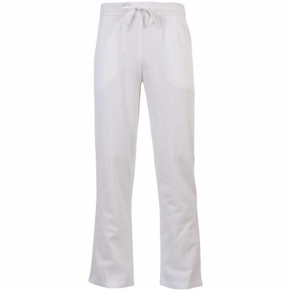 Clearance Steenholt Linett Dame Bukser i hørmix - Bright White