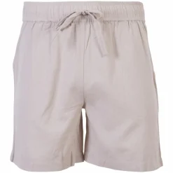 Hot Steenholt Linett Dame Shorts i hørmix Plus Size - Sand