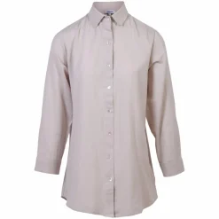 Steenholt Linett Dame Skjorte i hørmix - Sand