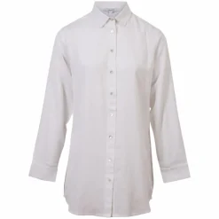 Online Steenholt Linett Dame Skjorte i hørmix - Bright White