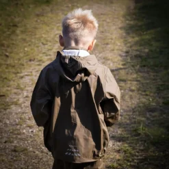 New Steenholt Moss Børne Regnsæt - Stone Gray