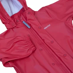 Outlet Steenholt Moss Børne Regnsæt - Pompeian Red