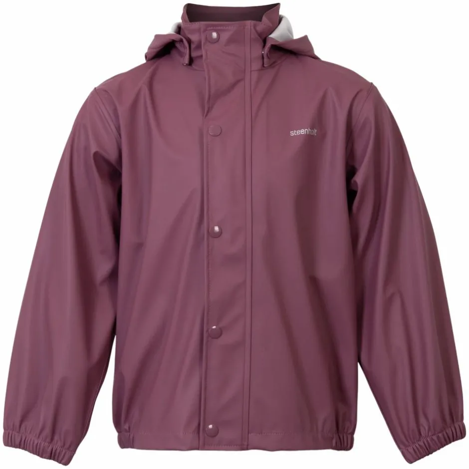 Online Steenholt Moss Børne Regnsæt - Crushed Berry