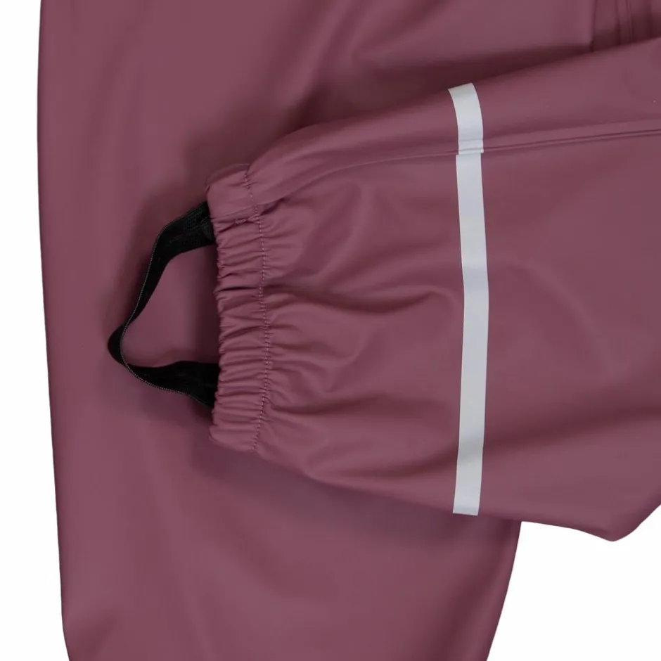 Online Steenholt Moss Børne Regnsæt - Crushed Berry