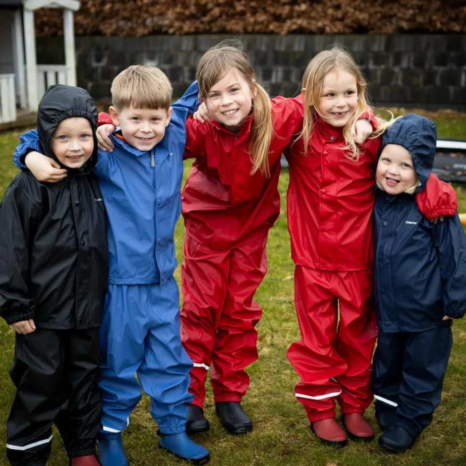 Best Steenholt Moss Børne Regnsæt - Blue Nights