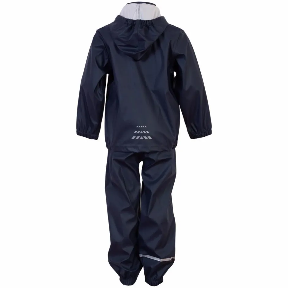 Best Steenholt Moss Børne Regnsæt - Blue Nights