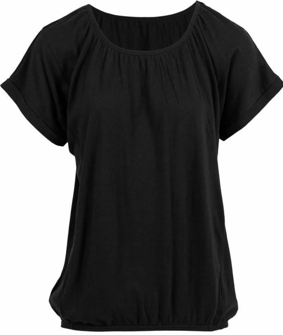 Sale Steenholt Nima Dame Kortærmet bluse - Jet Black