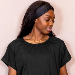 Sale Steenholt Nima Dame Kortærmet bluse - Jet Black