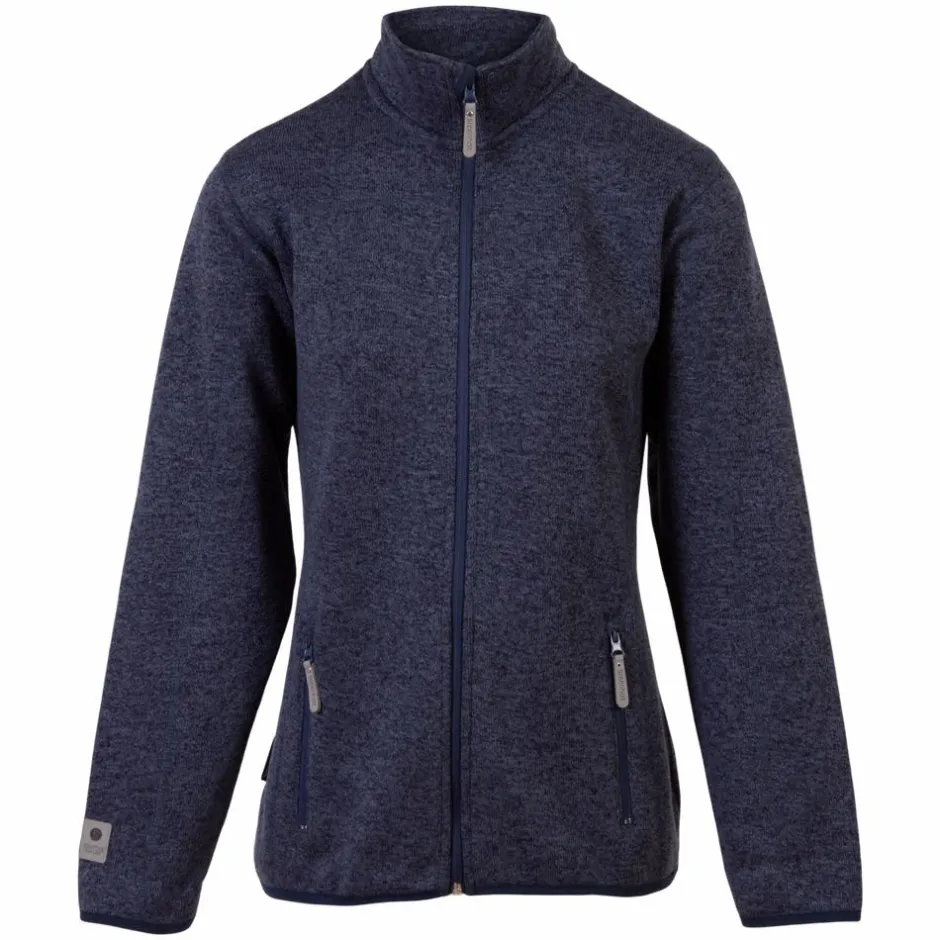 Discount Steenholt Ocean Dame Fleecejakke - Melange Blue