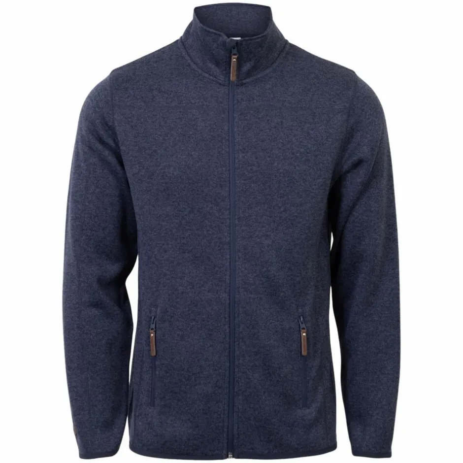 Sale Steenholt Ocean Herre Fleecejakke - Melange Blue