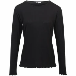 Best Steenholt Rose Dame Bluse Plus Size - Black