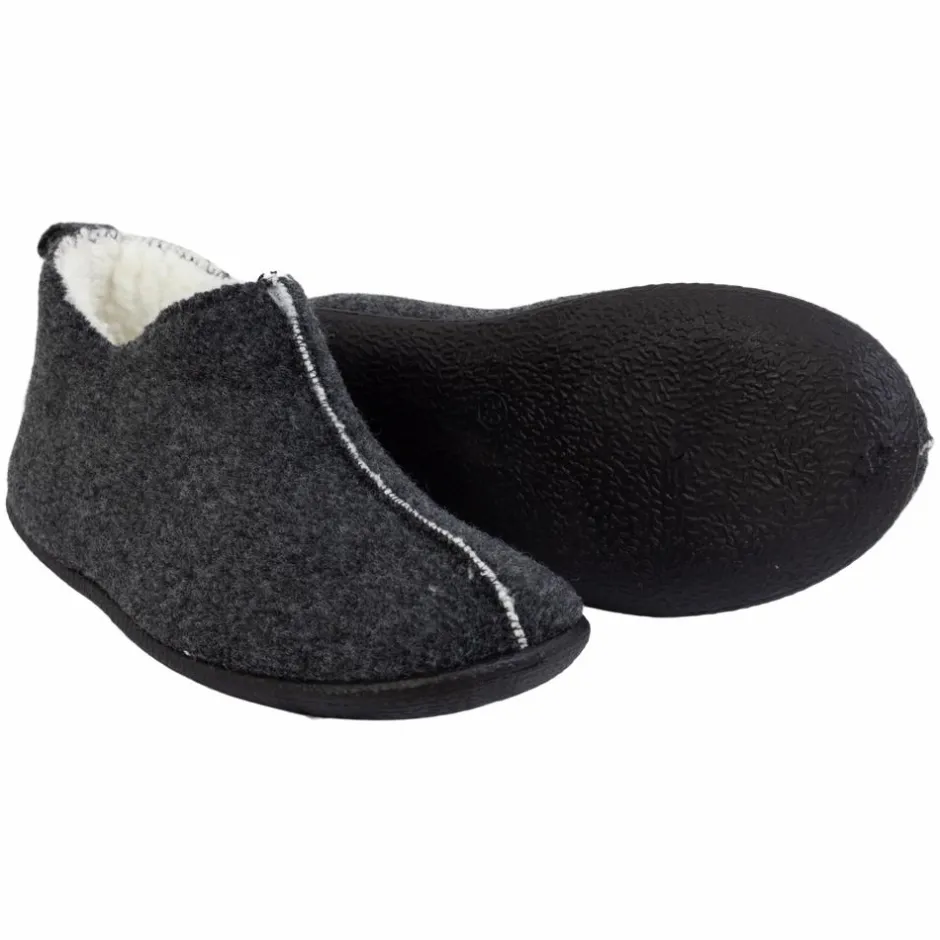 Hot Steenholt Zane Unisex Hjemmesko - Dark Grey