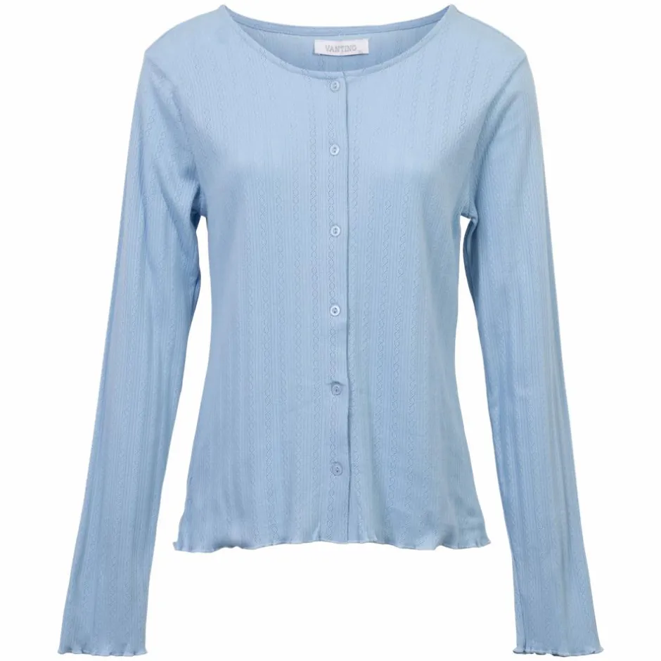 Best Vanting Dame Cardigan - Light Blue