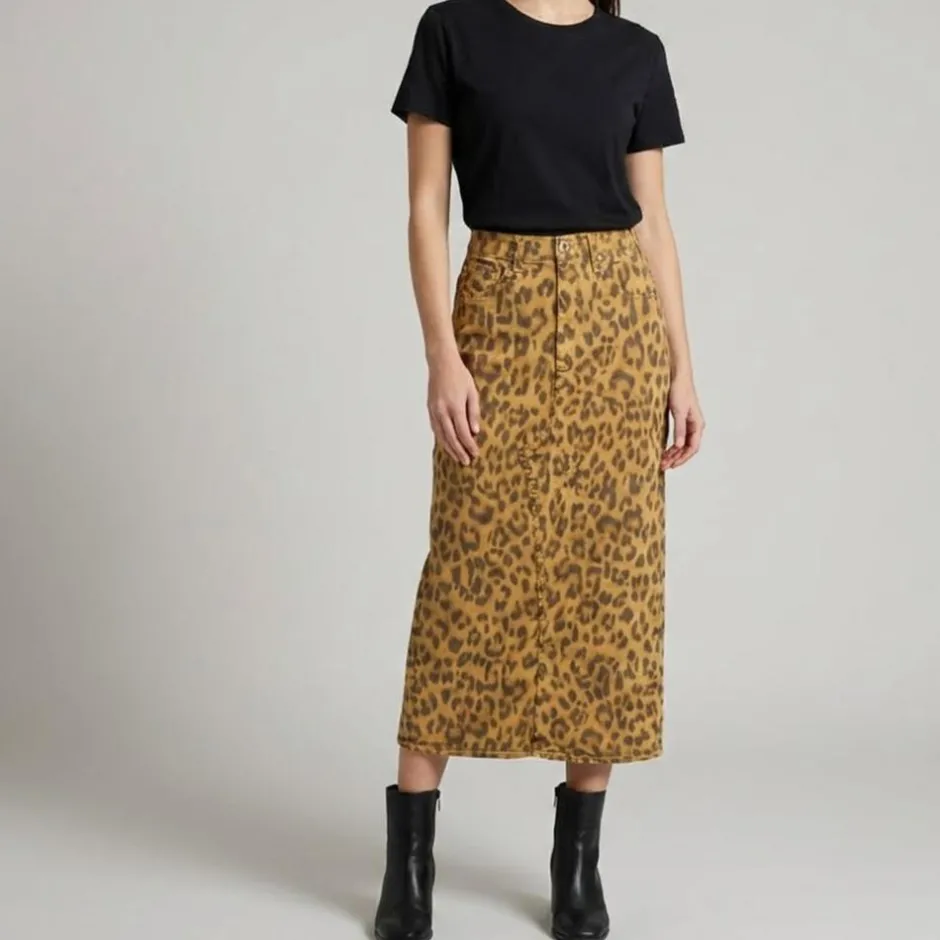 Vanting Dame Nederdel - Leopard