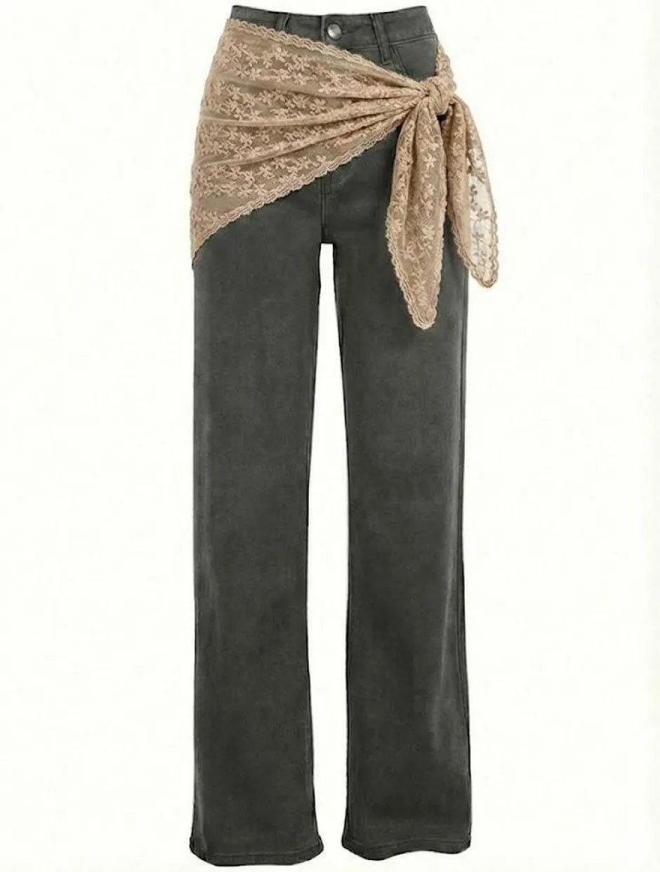 Clearance Vanting Dame Tørklæde - Beige