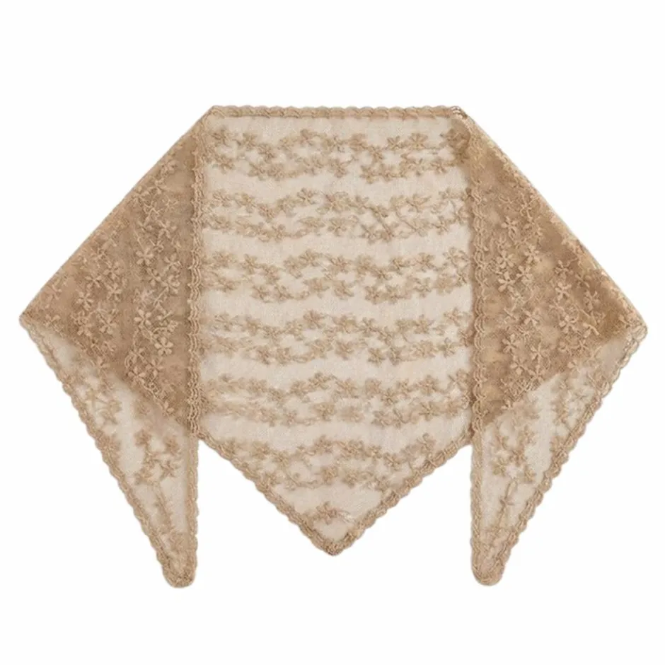 Clearance Vanting Dame Tørklæde - Beige