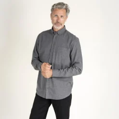 Sale Vito Barny Herre Skjorte - Grey Mix