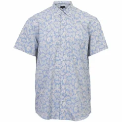 Outlet Vito Darin Herre Kortærmet skjorte - Blue