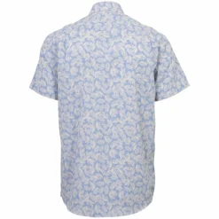 Outlet Vito Darin Herre Kortærmet skjorte - Blue