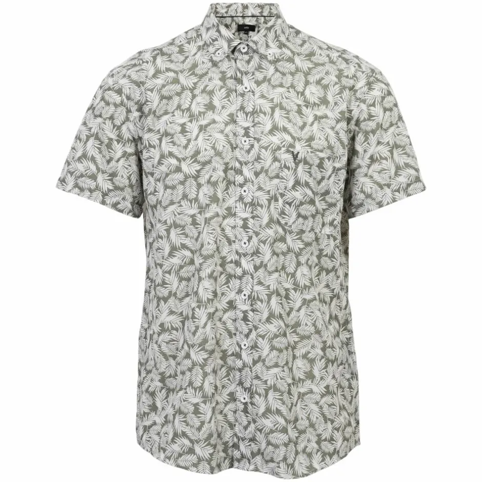 Hot Vito Darin Herre Kortærmet skjorte - Light Army