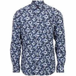 Sale Vito Elron Herre Skjorte - Dk. Navy