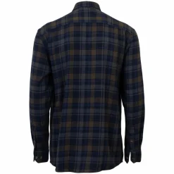 Clearance Vito Farmer Herre Skjorte - Mid Brown