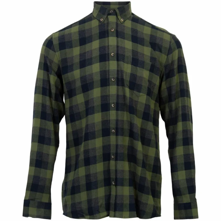 Hot Vito Farmer Herre Skjorte Plus Size - Army Green mix