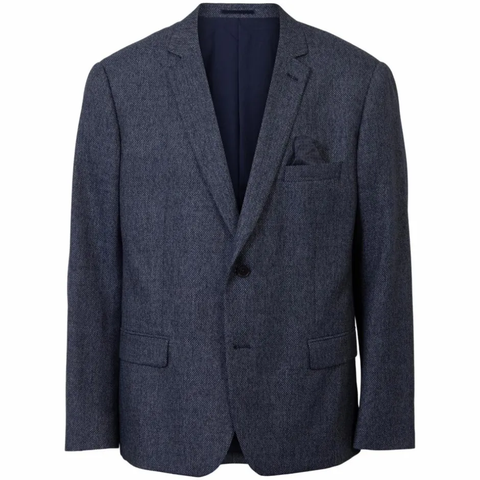 Best Vito Ganton Herre Blazer - Naval Blue