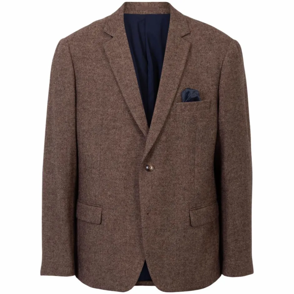 Discount Vito Genova Herre Blazer Plus Size - Wood