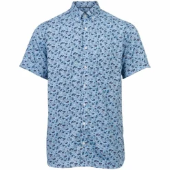 Sale Vito Jude Herre Kortærmet skjorte - Blue