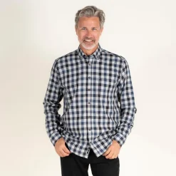 Clearance Vito Murat Herre Skjorte - Dark Denim