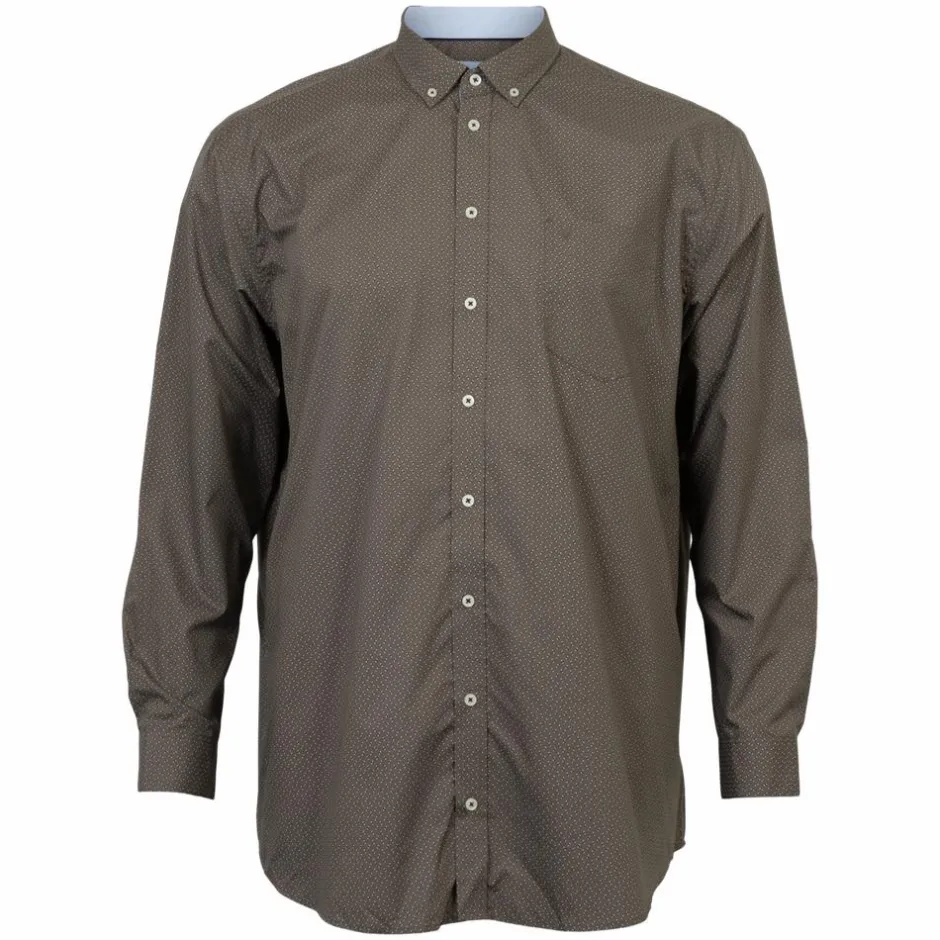 Hot Vito Napoli Herre Skjorte - Mid Brown